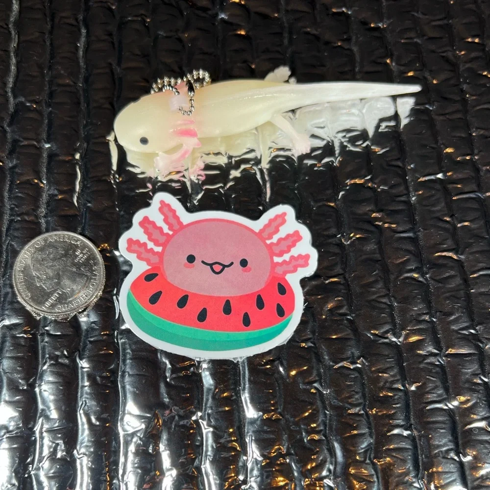 RAFTSAlotl Axolotl Crazy Trending WaterProof Single Decor Accent Sticker